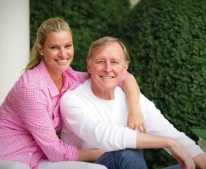 Kristy Hinze and Jim Clark