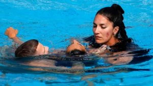 Swimmer Anita Alvarez